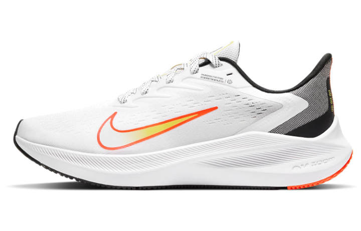 Nike Nike Air Zoom Winflo 7 White Bright Mango Women's