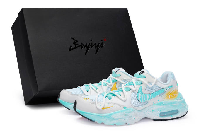 Nike Nike Air Max Fusion Low top Running Shoes Men's Tiffany White Yellow
