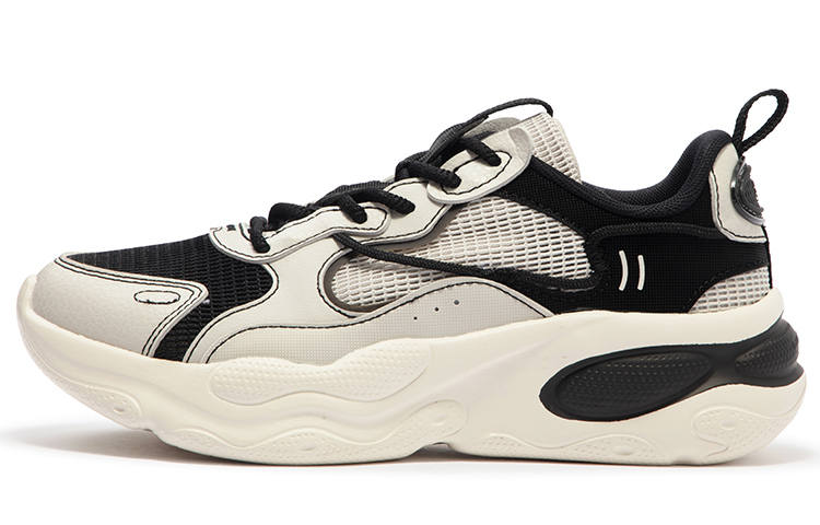 361° Cushioning Slip Resistant Abrasion Resistant Low top Running Shoes Women's Gray Black