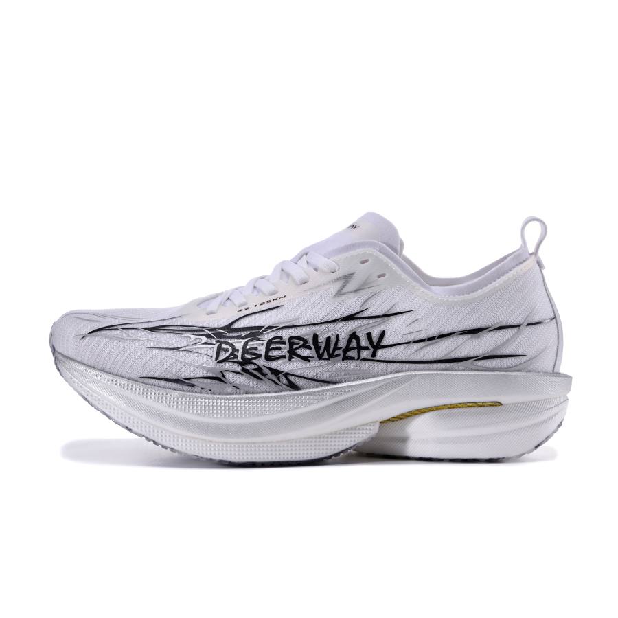 DEERWAY DEERWAY Running Shoes Unisex Low Top All Silver White