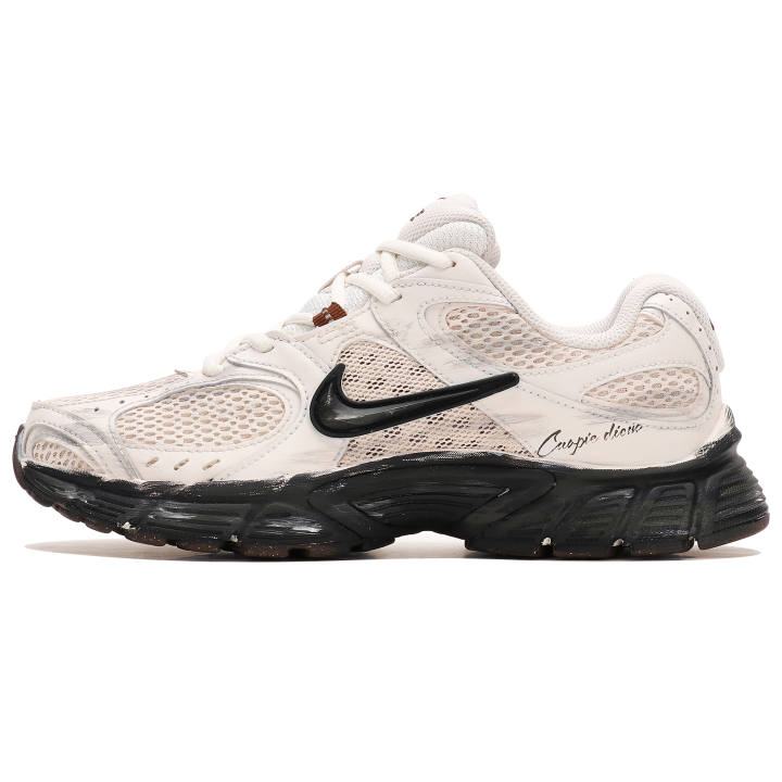 Nike Nike V5 RNR Abrasion Resistant Breathable Low top Running Shoes Women's Beige Black