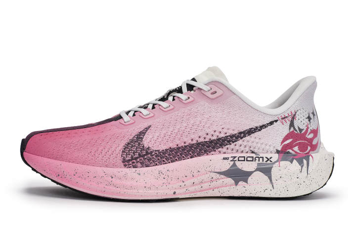 Nike Nike Pegasus 41 Abrasion Resistant Low top Running Shoes Men's White Gray Pink