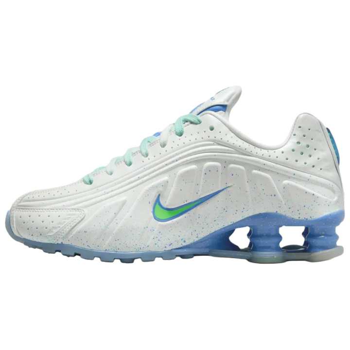 Nike Nike Shox R4 Running Shoes Women's White Blue