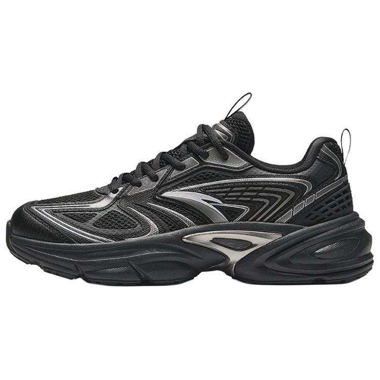 Anta Millennium Glacier Slip Resistant Abrasion Resistant Low top Casual Shoes Men's Black Silver