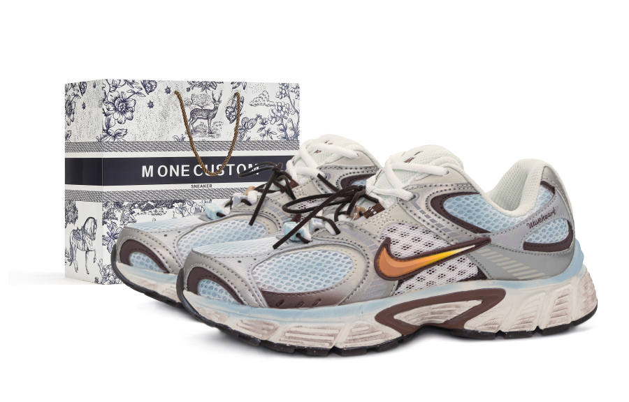 Nike Nike V5 RNR Breathable Lightweight Breathable And Lightweight Low top Running Shoes Women's White Brown