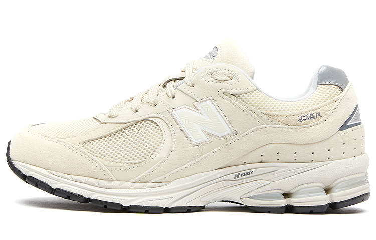 New Balance New Balance NB 2002R Fashion Abrasion Resistant Low top Casual Running Shoes Unisex Light Beige Yellow
