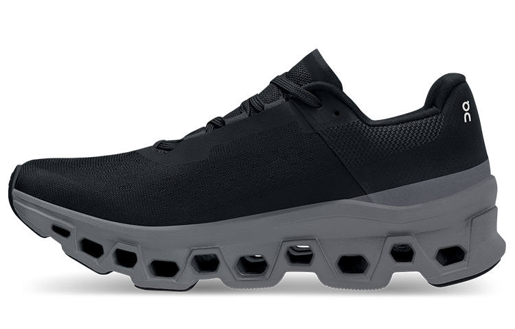 On Cloudmonster Fabric Cushioning Slip Resistant Abrasion Resistant Breathable Lightweight Rebound Low top Carbon Plate