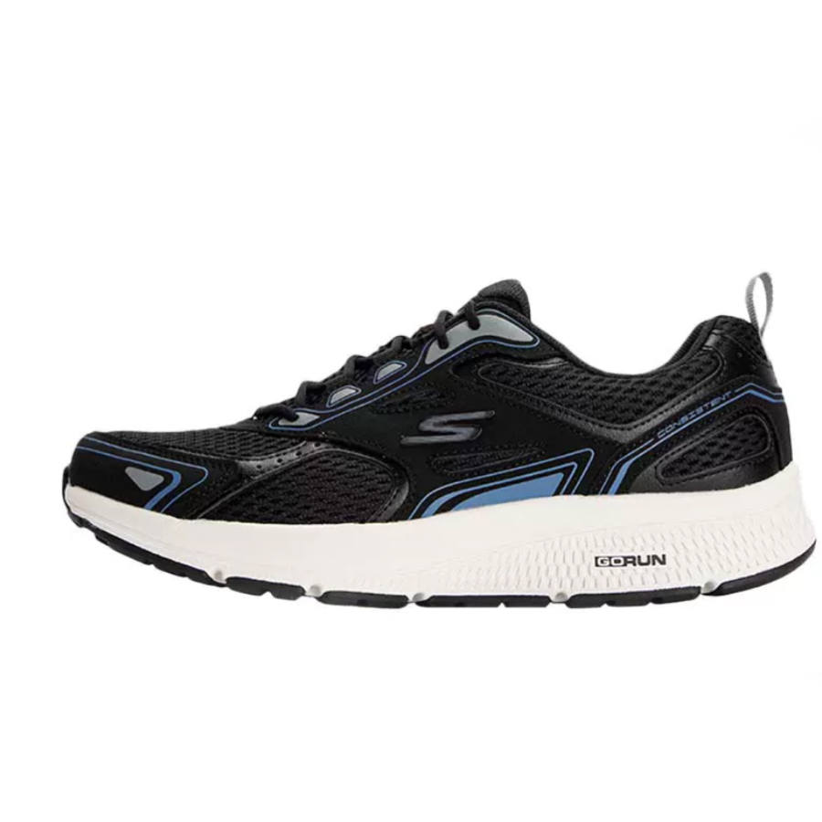 Skechers Go Run Consistent Mesh, Textile, Synthetic Leather Cushioning Abrasion Resistant Low top Running Shoes Men's