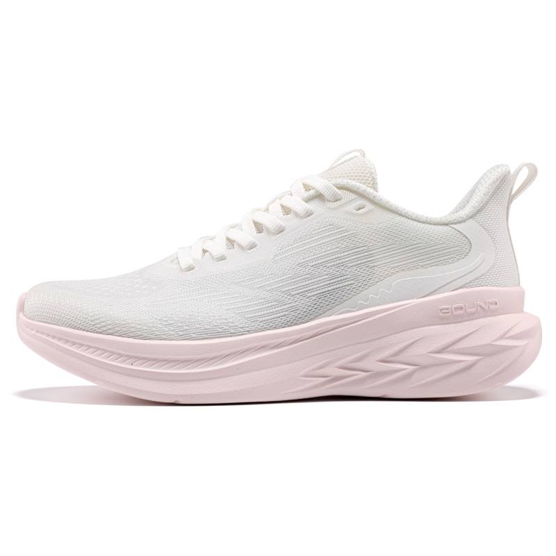 361° Slip Resistant, Abrasion Resistant, Breathable Low top Casual Running Shoes Women's White Pink
