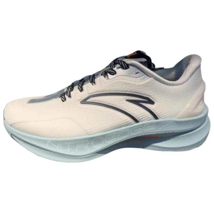 Anta Comfortable Slip Resistant Abrasion Resistant Low top Running Shoes Men's White Black