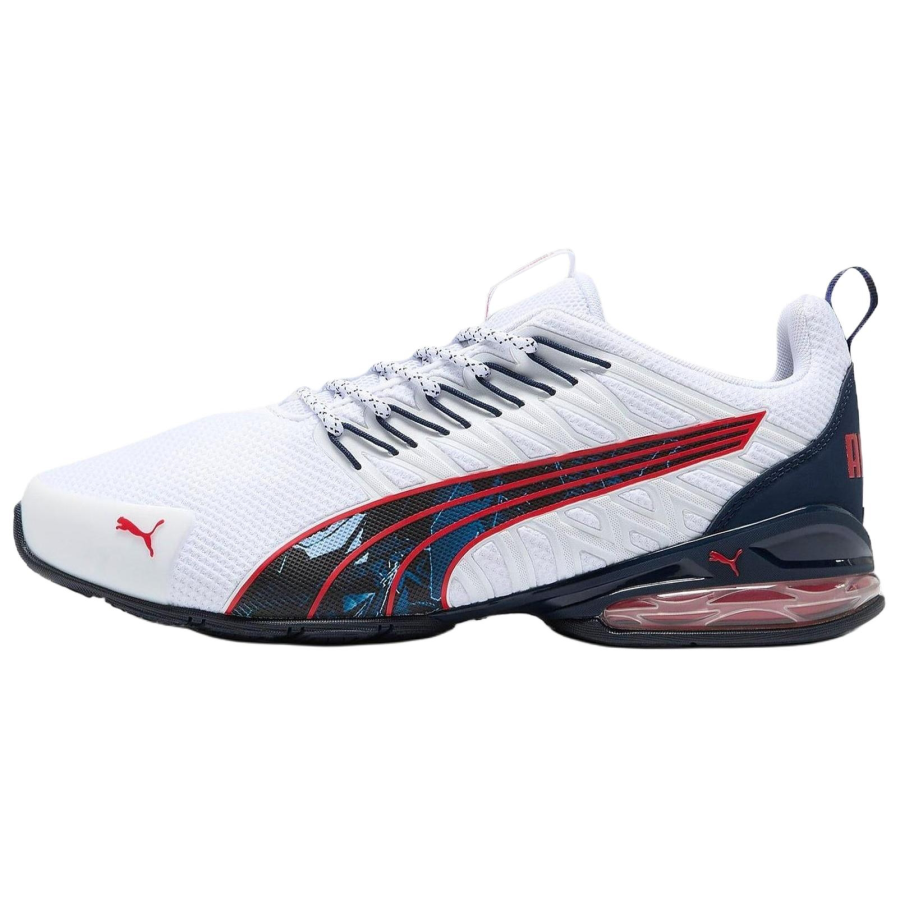 PUMA Voltaic Evo Running Shoes Men's White Black Red