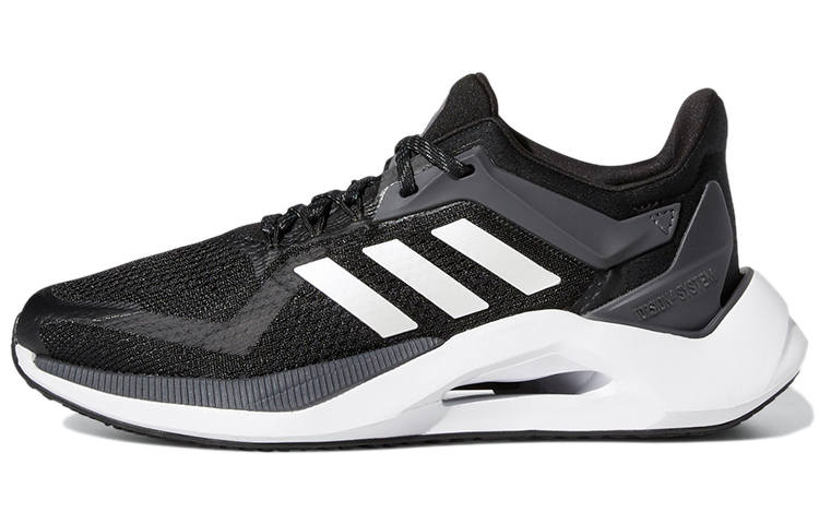 Adidas Adidas Alphatorsion 2.0 Slip Resistant And Breathable Low top Running Shoes Women's Black White