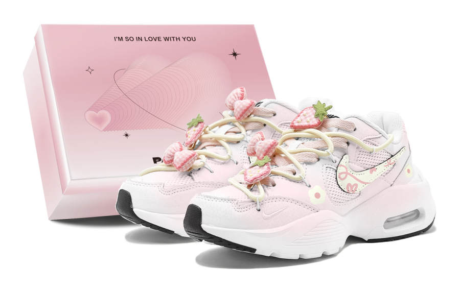 Nike Nike Air Max Fusion Slip Resistant Slip Resistant Low top Y2k Running Shoes Women's Pink Yellow