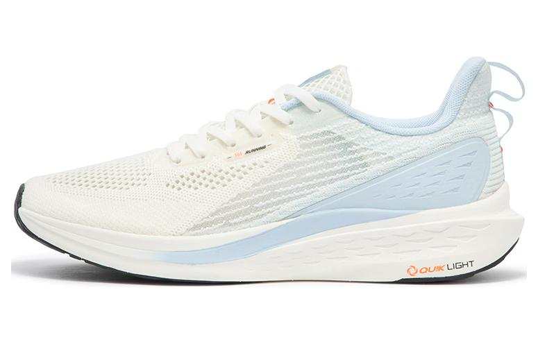 361° Cushioning Slip Resistant Low top Running Shoes Men's White Blue