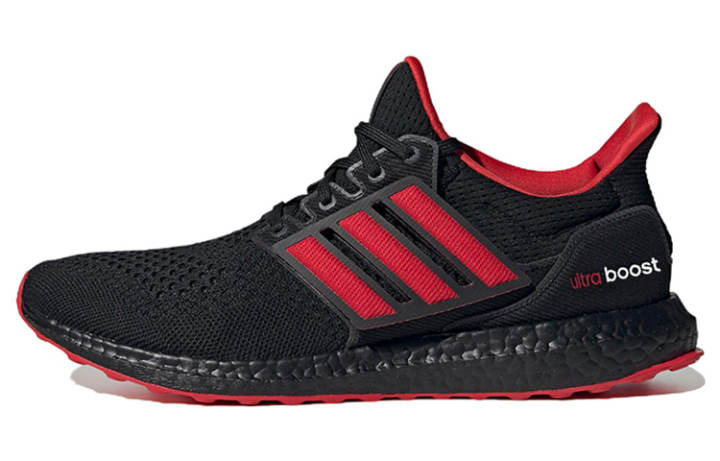 Adidas Adidas Ultraboost 1.0 Fabric Low top Casual Training Long Distance Running Shoes Unisex Black Red