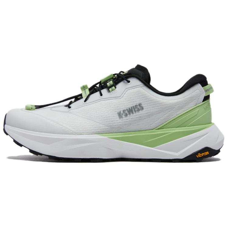K·SWISS Textile, TPU Low top Running Shoes Men's White Green