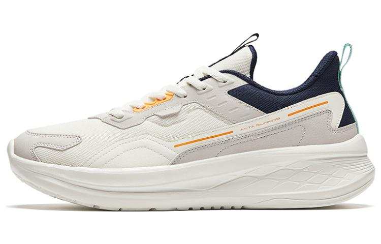 Anta Comfortable Slip Resistant Abrasion Resistant Low top Running Shoes Men's White