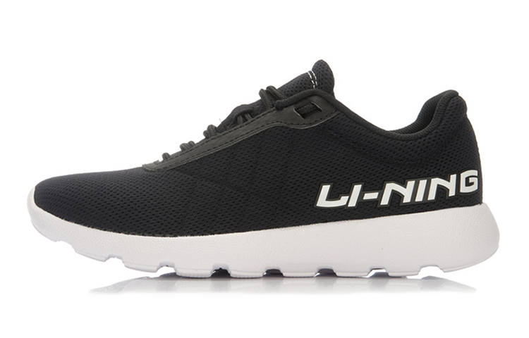 Li-Ning Li Ning Comfortable Fabric Cushioning Slip Resistant Abrasion Resistant Breathable Lightweight Low top Running Shoes