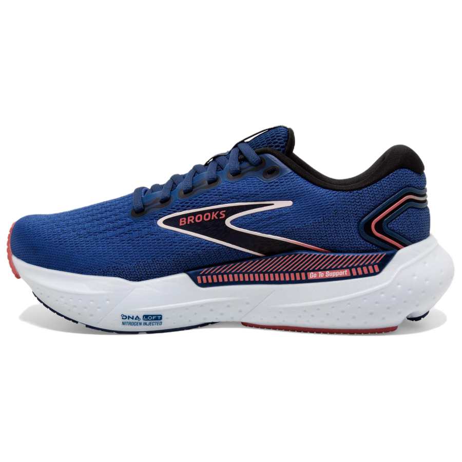 Brooks Slip Resistant Abrasion Resistant Low top Casual Running Shoes Women's Blue