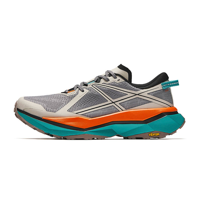 Anta Low top Carbon Plate Running Shoes Women's Gray Orange Green