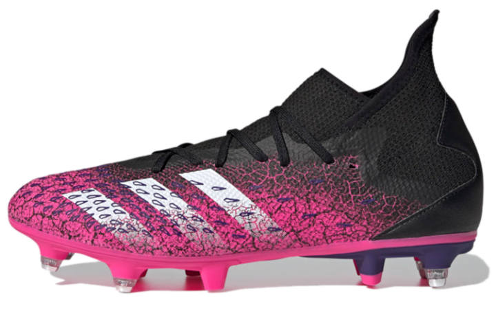 Adidas Adidas PredatorFreak .3 Soft Ground Boots Abrasion Resistant Soccer Shoes Men's Rose Red
