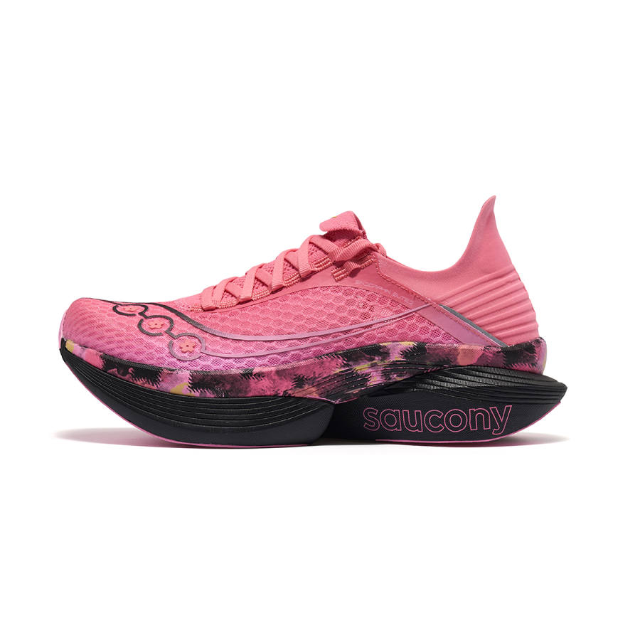Saucony Saucony ENDORPHIN ELITE 2 Breathable Coverage Rebound Breathable Coverage Rebound Low top Running Shoes Unisex Pink