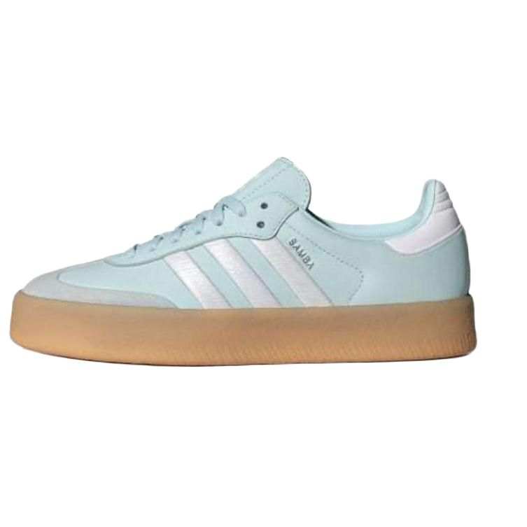 Adidas Originals Sambae Women's Adidas Originals 'Almost Blue Silver Metallic Gum'