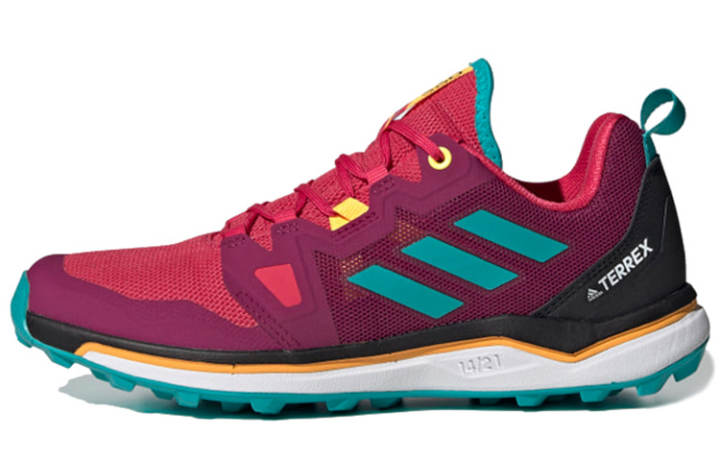 Adidas Adidas Terrex Agravic Running Shoes Women's Low Top Red/Black/Green