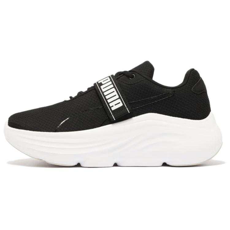PUMA Prowl Slip Resistant Abrasion Resistant Low top Running Shoes Women's Black White