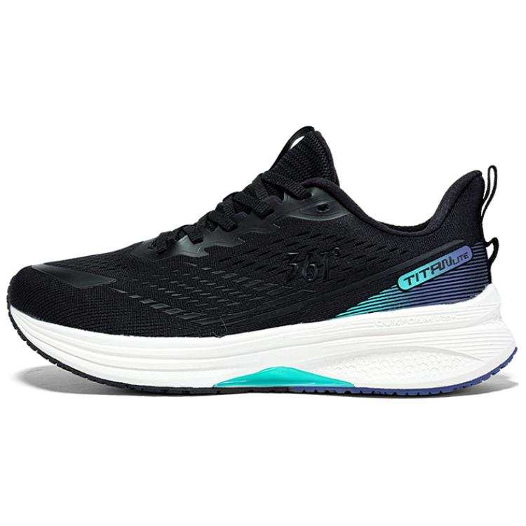 361° Slip Resistant Abrasion Resistant Slip Resistant Abrasion Resistant Low top Running Shoes Men's Black Blue