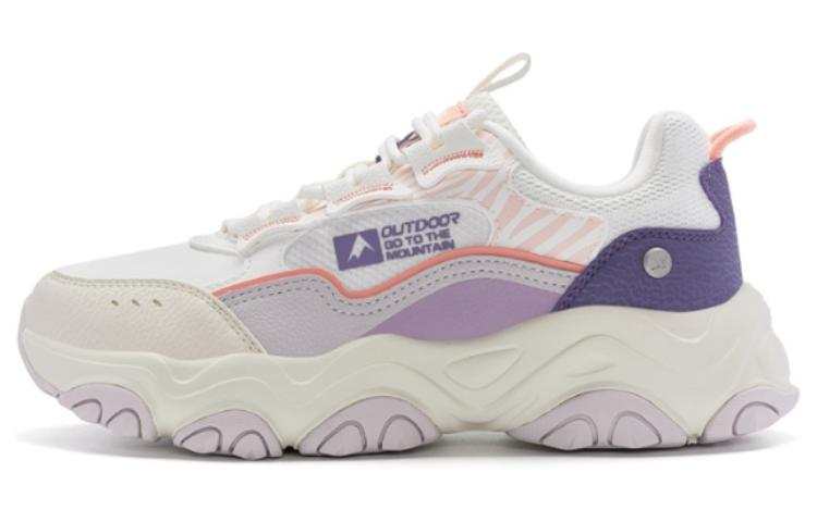 XTEP Cat Paw 2.0 Slip Resistant Abrasion Resistant Low top Casual Shoes Women's Purple
