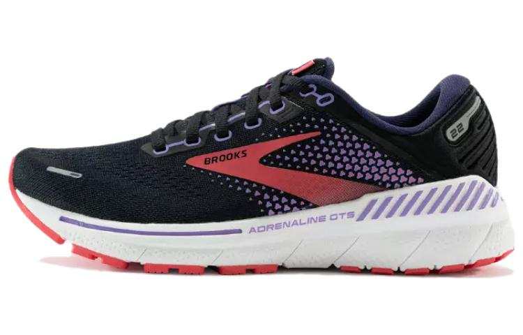Brooks Women's Adrenaline GTS 22 2A Narrow 'Black Purple Coral'