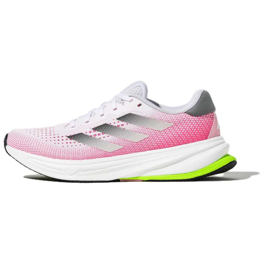 Adidas Adidas SUPERNOVA RISE Slip Resistant Abrasion Resistant Low top Casual Running Shoes Women's White Red