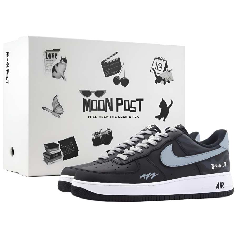 Nike Nike Air Force 1 Gray Box Thermal Abrasion Resistant Thermal Abrasion Resistant Low top Skateboard Shoes Men's