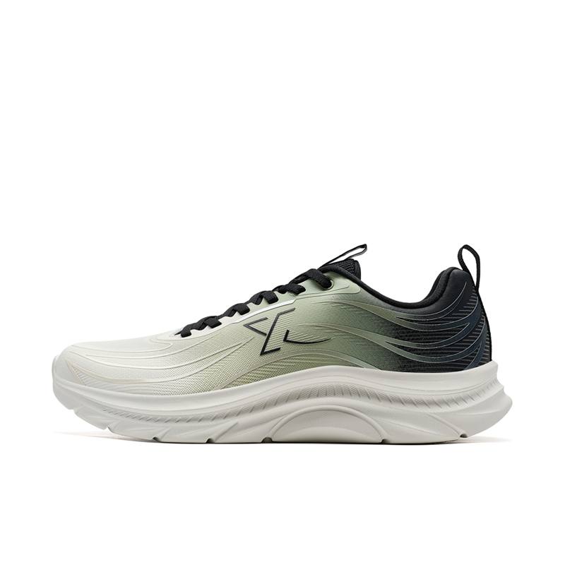 XTEP Abrasion Resistant Slip Resistant Abrasion Resistant Slip Resistant Low top Casual Running Shoes Men's White Green