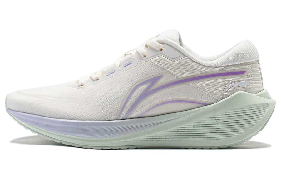 Li-Ning Li Ning MINE V2 Cushioning Slip Resistant Abrasion Resistant Low top Casual Running Shoes Women's Ivory