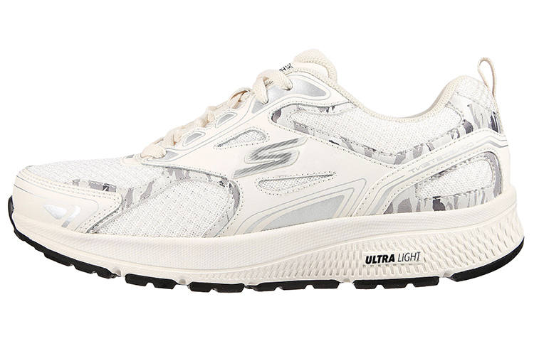 Skechers Go Run Consistent Cushioning Abrasion Resistant Cushioning, Wear Resistant Low top Running Shoes Women's White