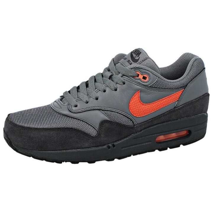 Nike Nike Air Max 1 Low top Casual Shoes Men's Black Gray
