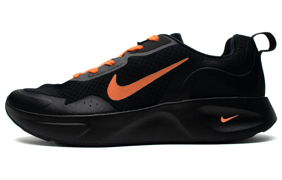 Nike Nike Wearallday Low top Running Shoes Men's Black Orange