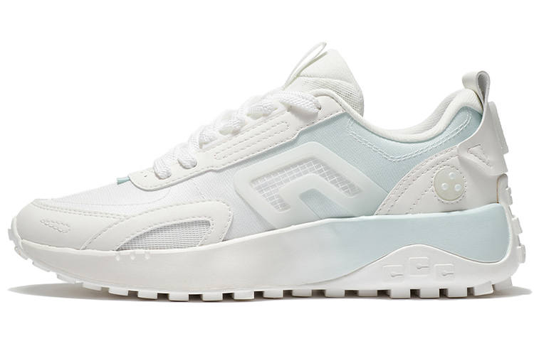 Li-Ning Li Ning CF Casual Shoes Women's Low Top Mist White/Aqua Blue