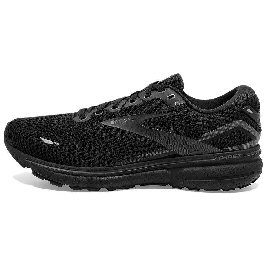 Brooks Ghost 15 Slip Resistant Abrasion Resistant Low top Running Shoes Men's Black