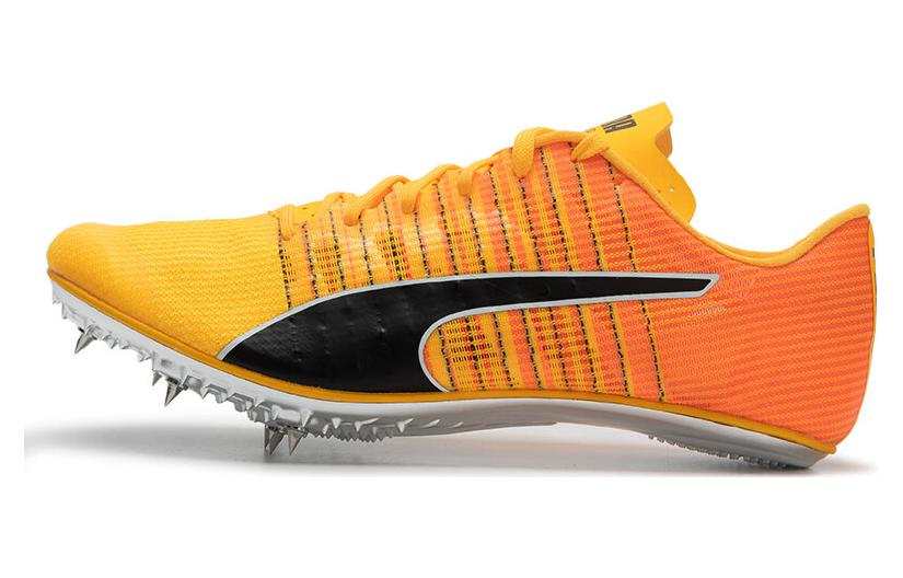 PUMA EvoSPEED Fabric Slip Resistant, Abrasion Resistant, Lightweight Low top Running Shoes Unisex Orange