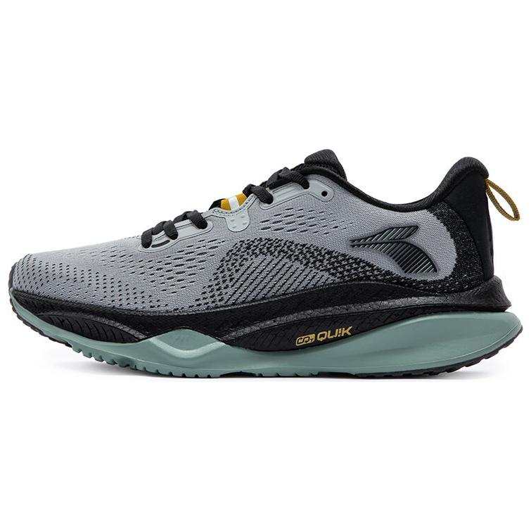 361° Fiery 4 Comfortable And Trendy Slip Resistant Abrasion Resistant Low top Casual Running Shoes Men's Gray Black