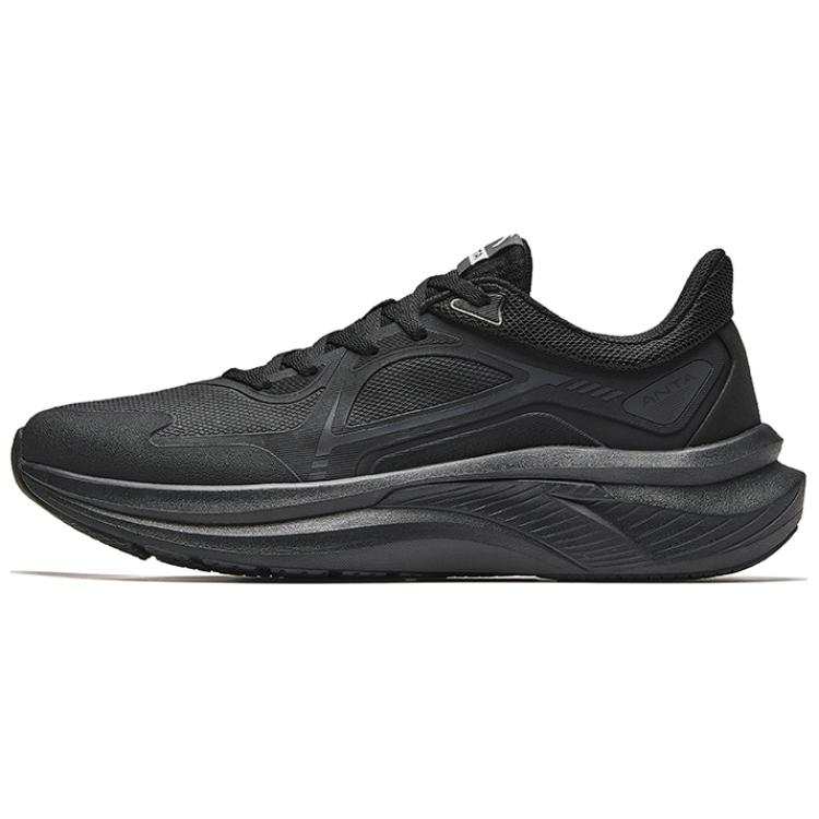 Anta Feihong Fabric Slip Resistant Abrasion Resistant Low top Running Shoes Men's Black