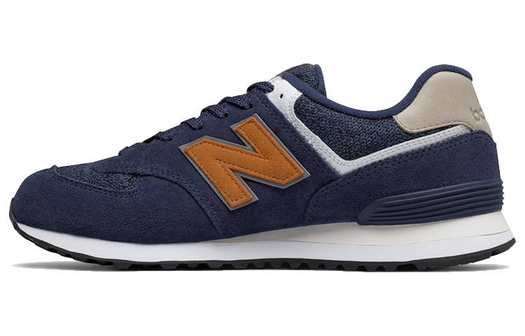 New Balance New Balance NB 574 Low top Running Shoes Men's Navy Blue Brown