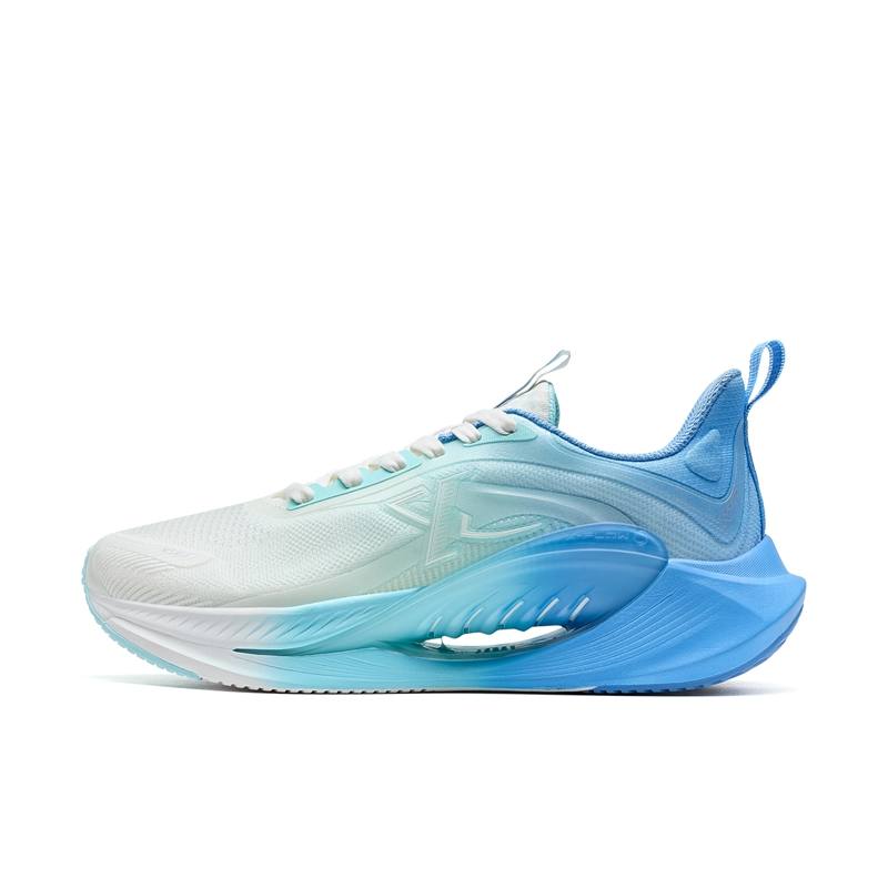 XTEP X FLOW 7.0 Comfortable Cushioning Lightweight Low top Casual Running Shoes Men's Sail White/Ice Blue/Sky Blue