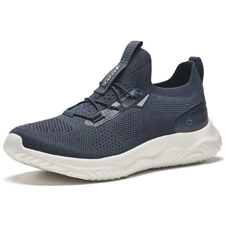 Anta Slip Resistant Abrasion Resistant Low top Running Shoes Men's Ink Blue