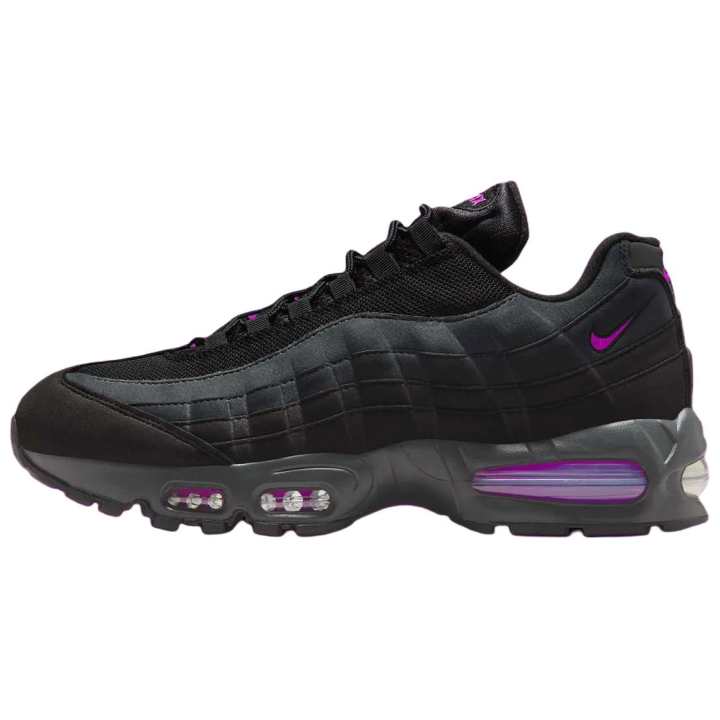Nike Nike Air Max 95 Abrasion Resistant Abrasion Resistant Low top Running Shoes Men's Black