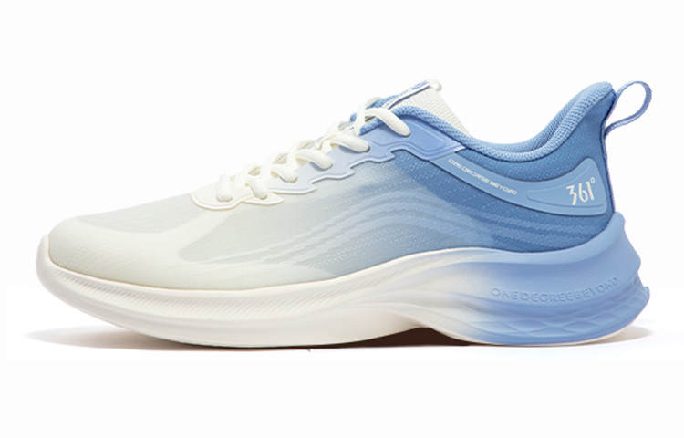361° Cushioning Slip Resistant Abrasion Resistant Breathable Low top Casual Running Shoes Men's Sky Blue