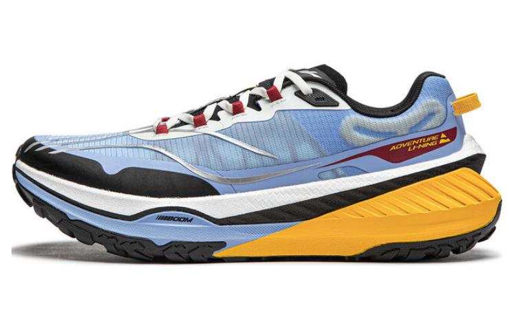 Li-Ning Li Ning Fabric Low top Trail Running Shoes Men's Blue Black
